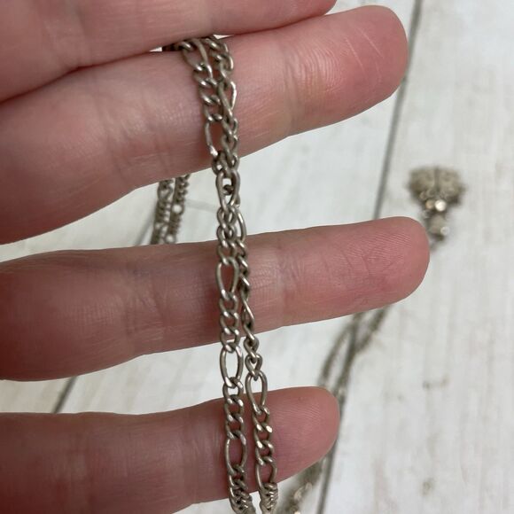 Ladybug Charm Pendant Necklace-925 Sterling Silver Thailand -On 30” Chain - Picture 6 of 7